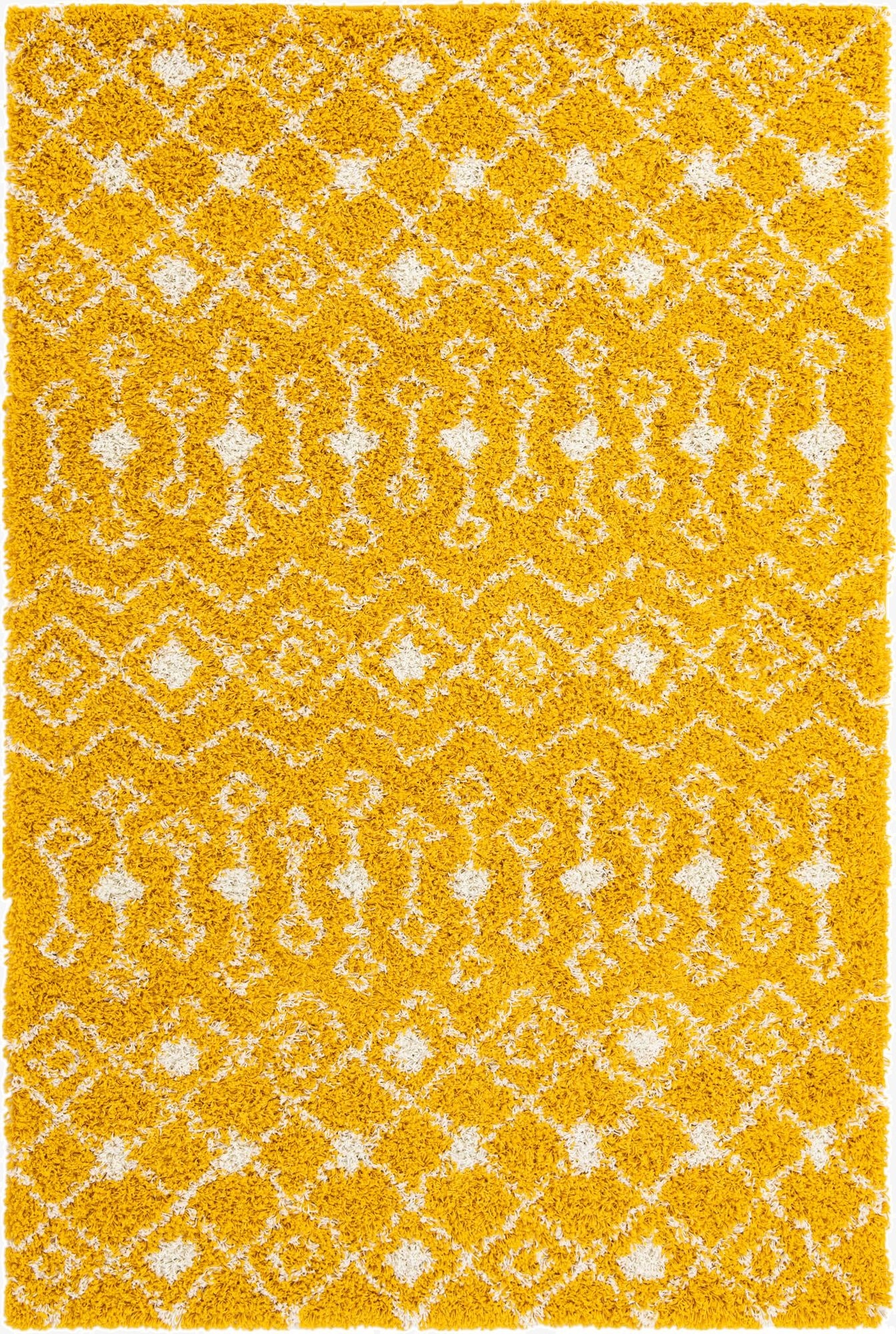  6' x 9' Moroccan Trellis Shag Rug