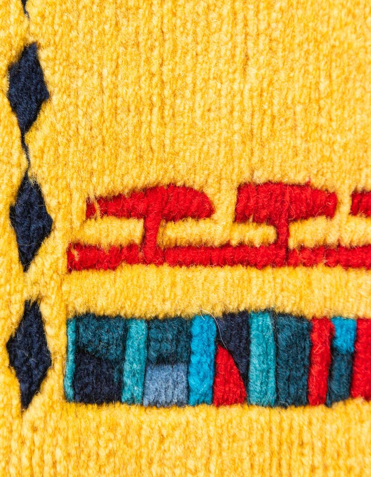 Detail image of  2' 6 x 4' 7  Hand Knotted Nepal Wool Rug