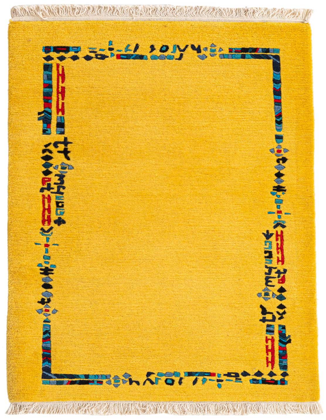 Primary image  2' 6 x 4' 7  Hand Knotted Nepal Wool Rug