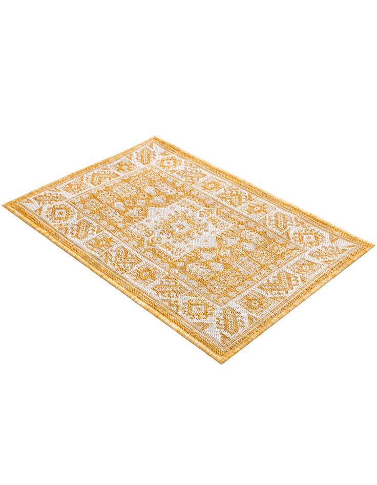 Detail image of  2' x 3'  Washable Aztec Indoor / Outdoor Rug