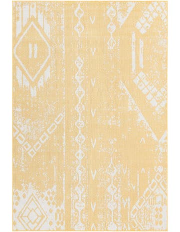 6' x 9' Washable Bohemian Indoor / Outdoor Rug