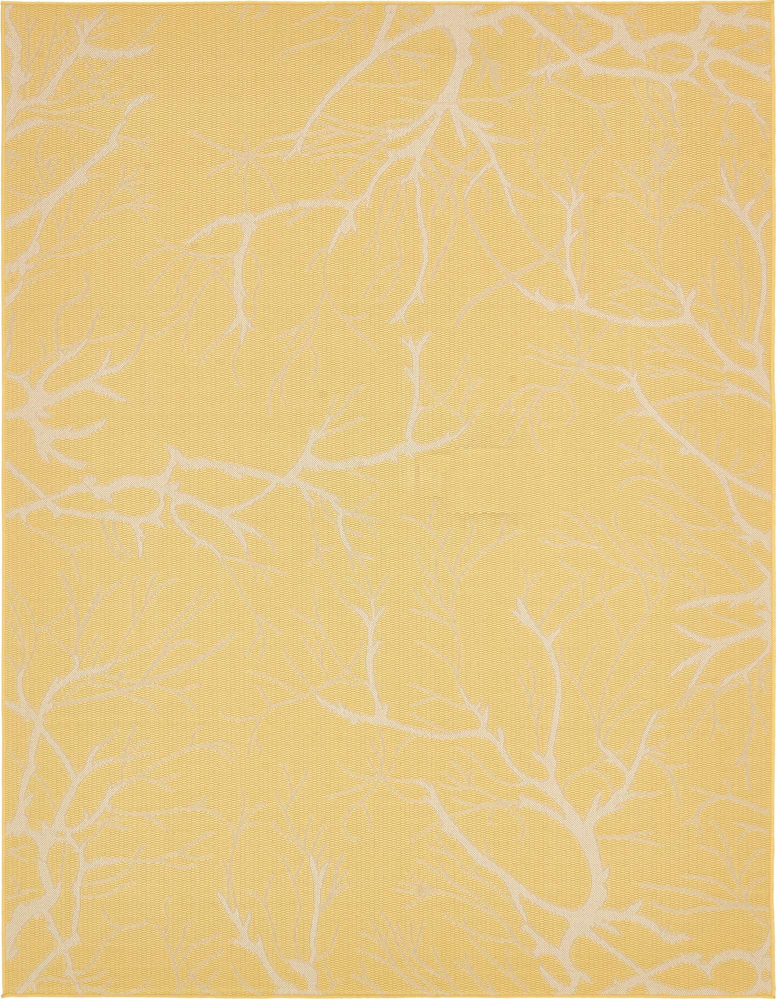 Primary image  7' x 10'  Washable Botanical Indoor / Outdoor Rug