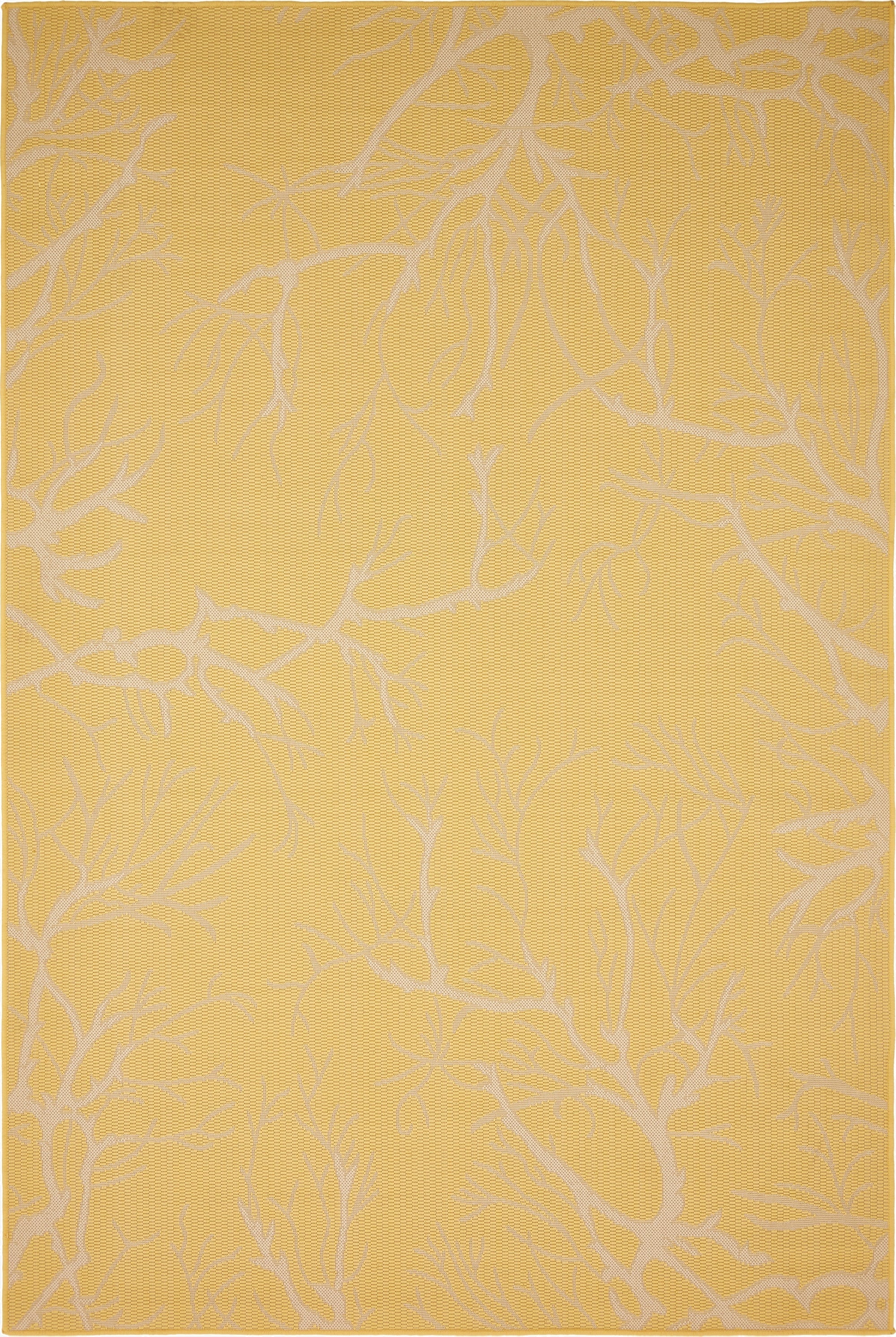  8' x 11' 4  Washable Botanical Indoor / Outdoor Rug