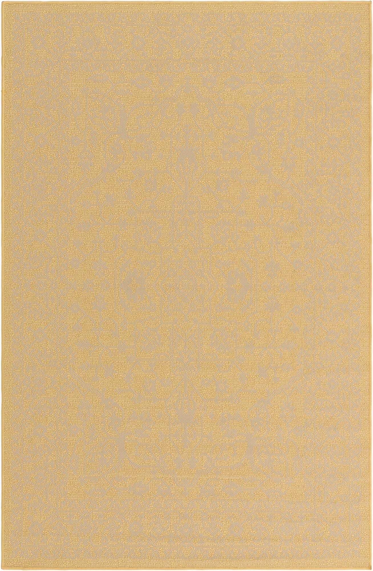  5' x 8'  Washable Botanical Indoor / Outdoor Rug