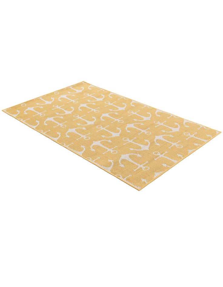 Detail image of  3' x 5' 3  Washable Coastal Indoor / Outdoor Rug