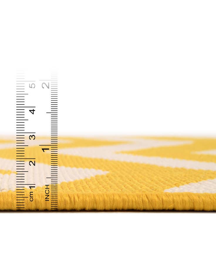 Detail image of  7' 10 x 10'  Washable Coastal Indoor / Outdoor Rug