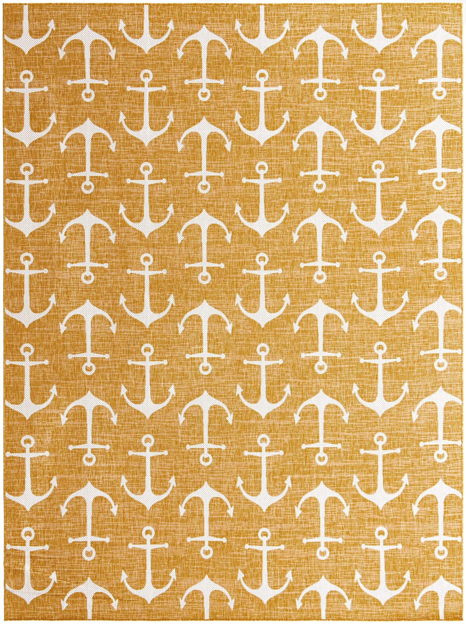  10' x 13'  Washable Coastal Indoor / Outdoor Rug