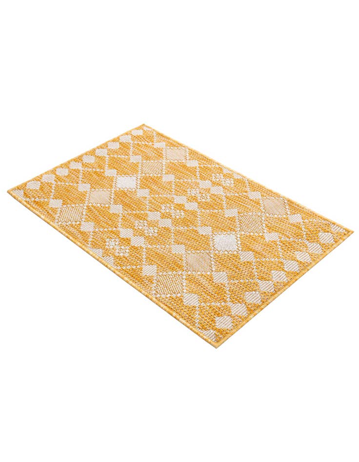 Detail image of  2' x 3'  Washable Lattice Indoor / Outdoor Rug