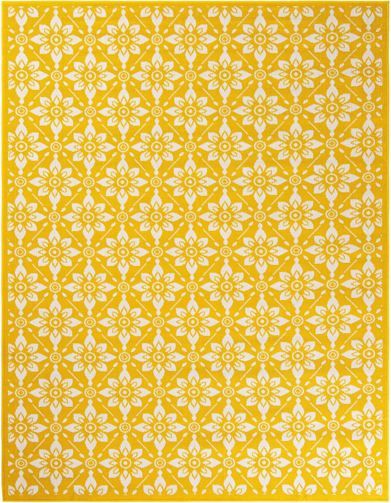 Primary image  6' x 9'  Washable Lattice Indoor / Outdoor Rug