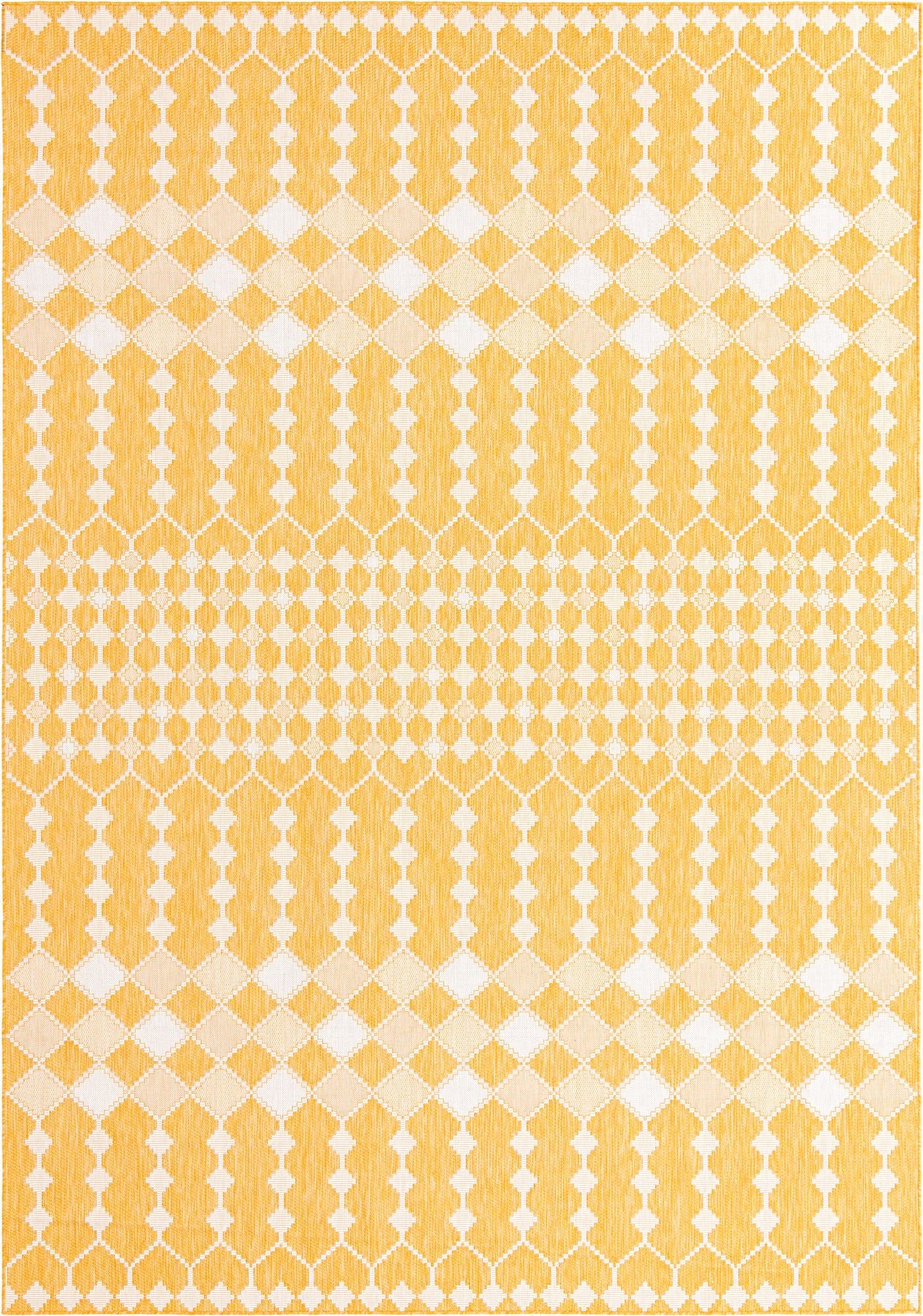  10' x 14'  Washable Lattice Indoor / Outdoor Rug