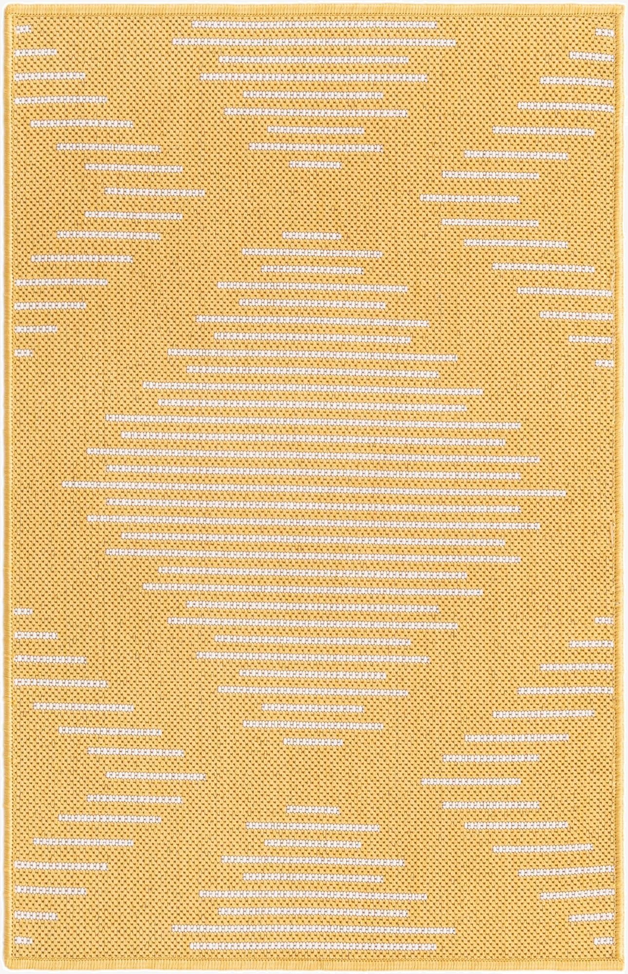  2' x 3'  Washable Modern Indoor / Outdoor Rug