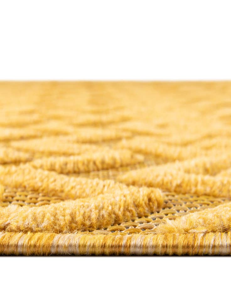 Detail image of  6' x 9'  Washable Trellis Textured Indoor / Outdoor Rug