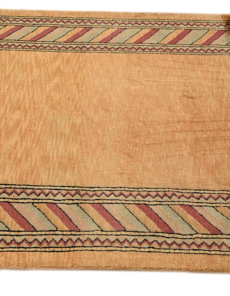 Detail image of  3' 3 x 4' 11  Hand Knotted Peshawar Ziegler Rug