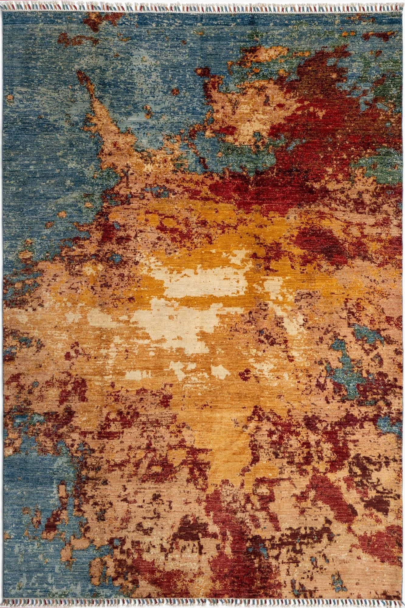  6' 8 x 9' 9 Rubin Wool Rug