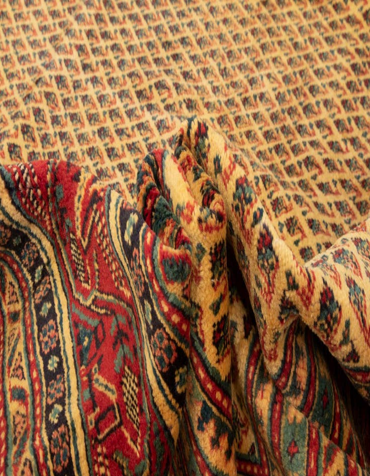 Detail image of  9' 8 x 12' 10  Hand Knotted Sarough Mir Persian Wool Rug