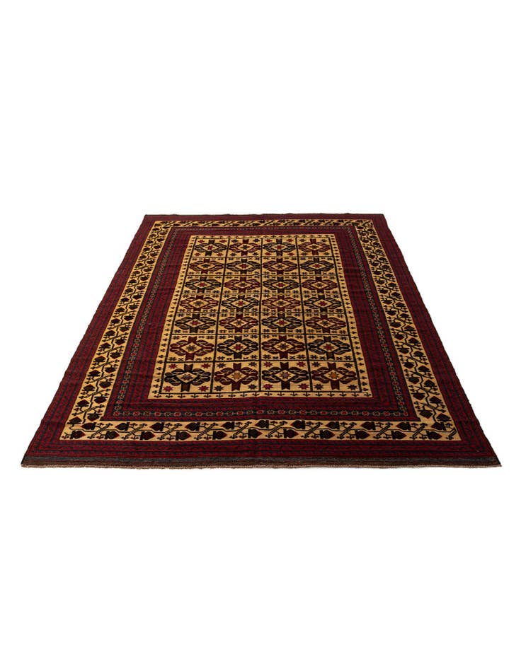 Detail image of  6' 9 x 9' 3 Sumak Wool Rug