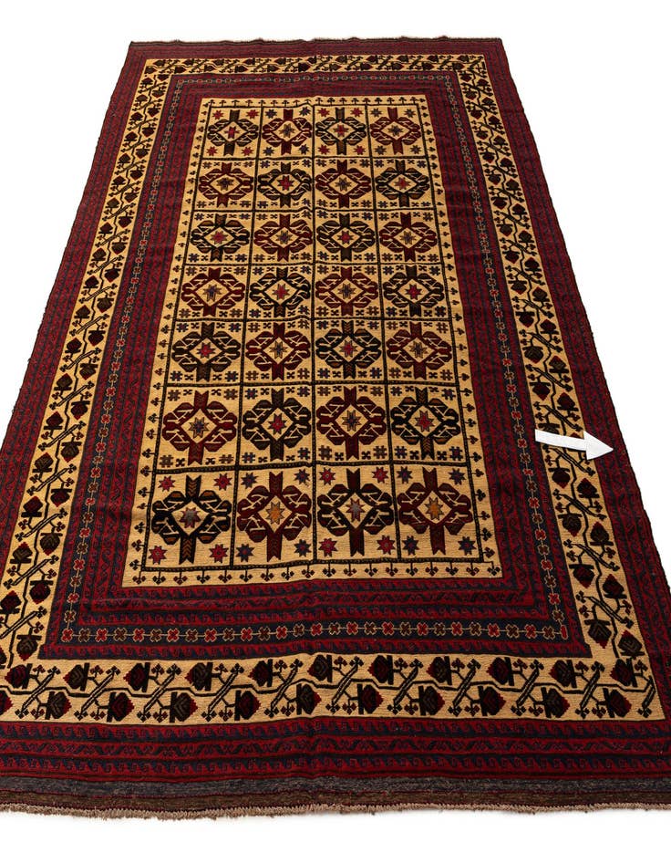 Detail image of  6' 9 x 9' 3 Sumak Wool Rug