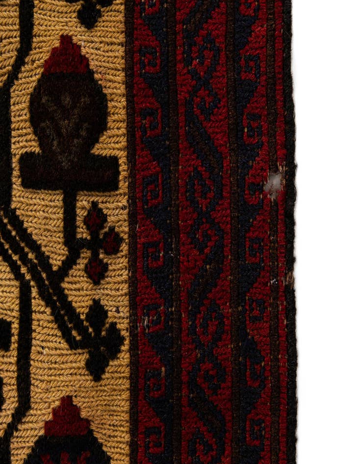 Detail image of  6' 9 x 9' 3 Sumak Wool Rug