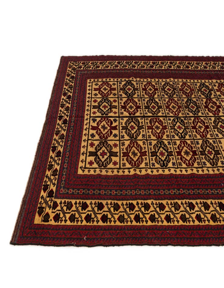 Detail image of  6' 9 x 9' 3 Sumak Wool Rug