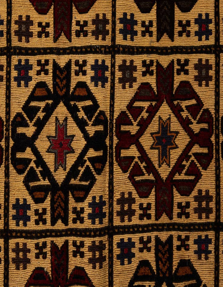 Detail image of  6' 9 x 9' 3 Sumak Wool Rug