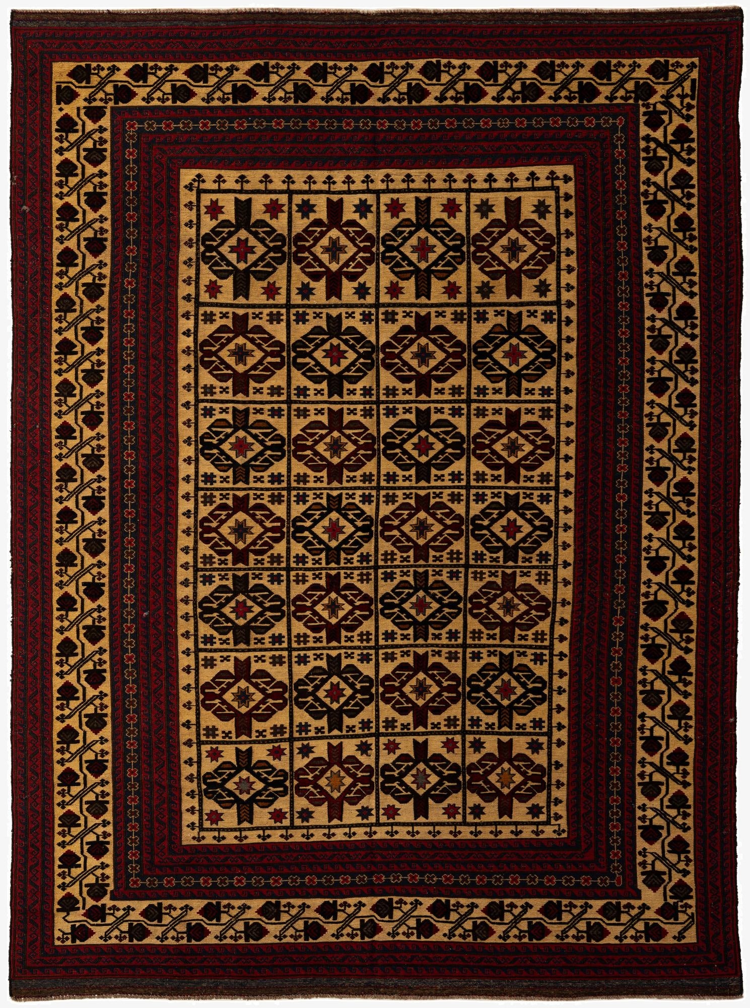  6' 9 x 9' 3 Sumak Wool Rug