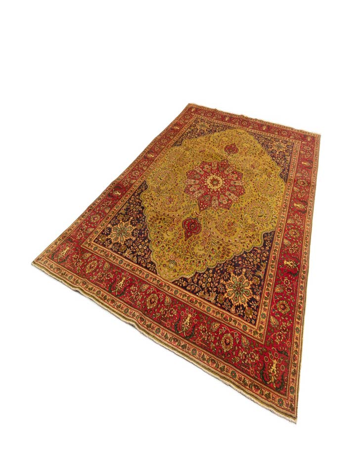 Detail image of  9' 4 x 13' 4 Tabriz Wool Rug