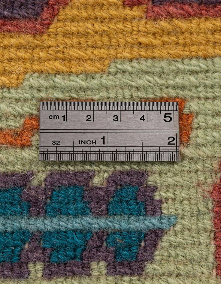 Detail image of  5' 7 x 7' 10  Hand Knotted Tibet Wool Rug