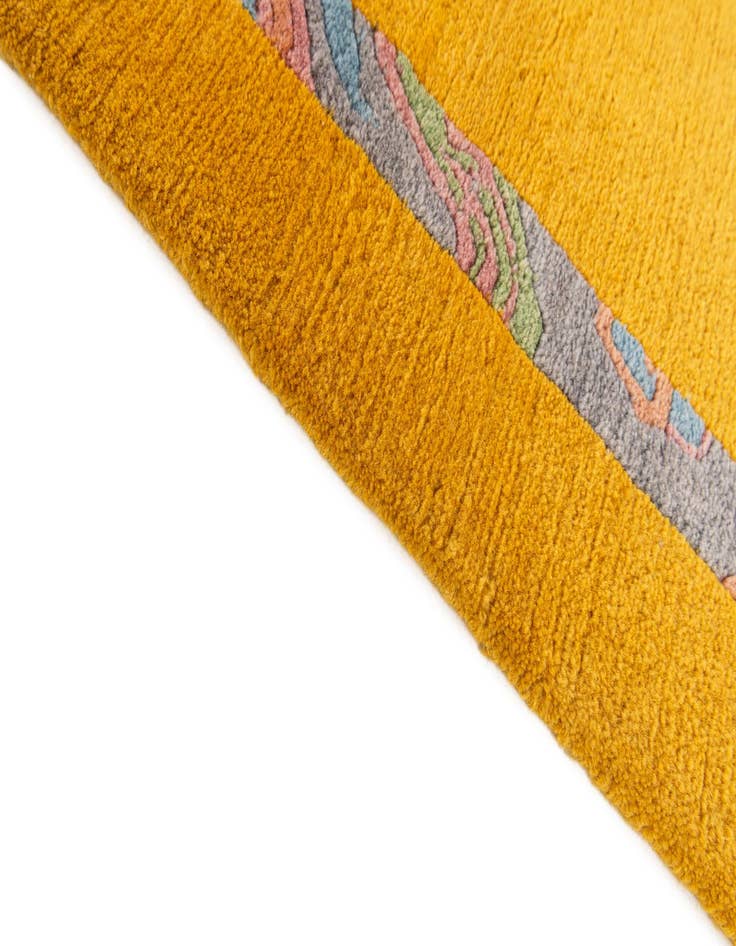 Detail image of  5' 8 x 7' 10  Hand Knotted Tibet Wool Rug