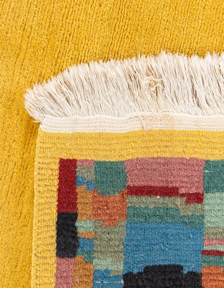 Detail image of  3' 1 x 4' 8  Hand Knotted Tibet Wool Rug