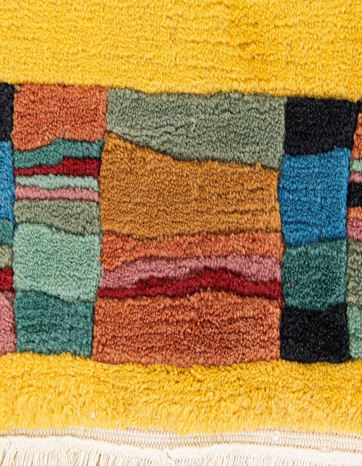 Detail image of  3' 1 x 4' 8  Hand Knotted Tibet Wool Rug