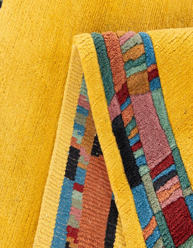 Detail image of  3' 1 x 4' 8  Hand Knotted Tibet Wool Rug