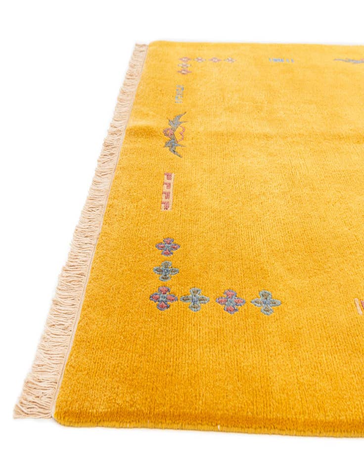 Detail image of  5' 8 x 8' 4  Hand Knotted Tibet Wool Rug