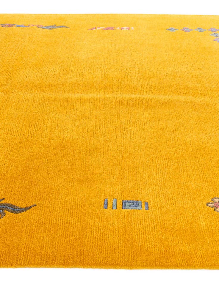 Detail image of  5' 8 x 8' 4  Hand Knotted Tibet Wool Rug