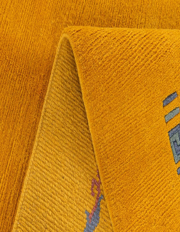 Detail image of  5' 8 x 8' 4  Hand Knotted Tibet Wool Rug