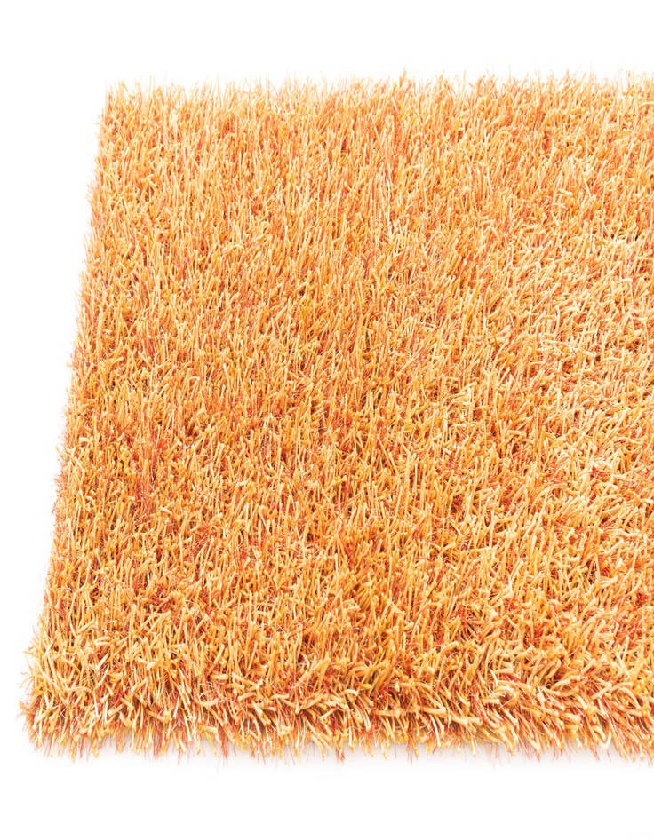 Detail image of  2' 5 x 4' 8  Hand Knotted Two-Tone Shag Oriental Rug