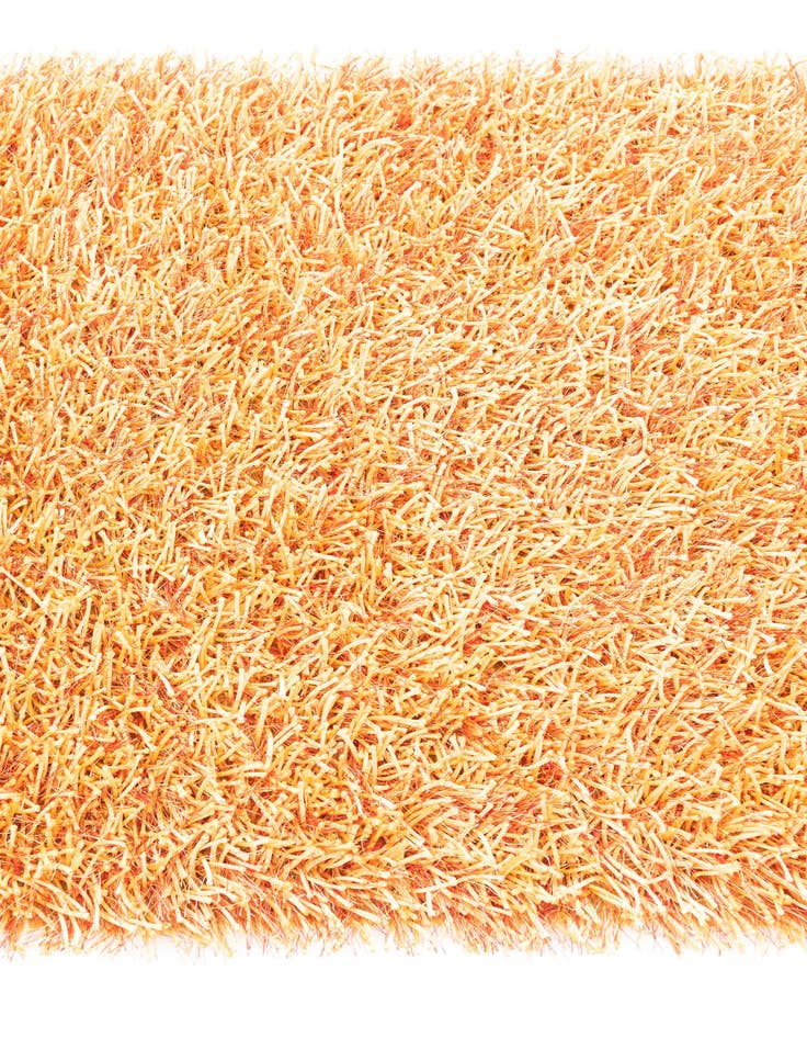 Detail image of  2' 5 x 4' 8  Hand Knotted Two-Tone Shag Oriental Rug