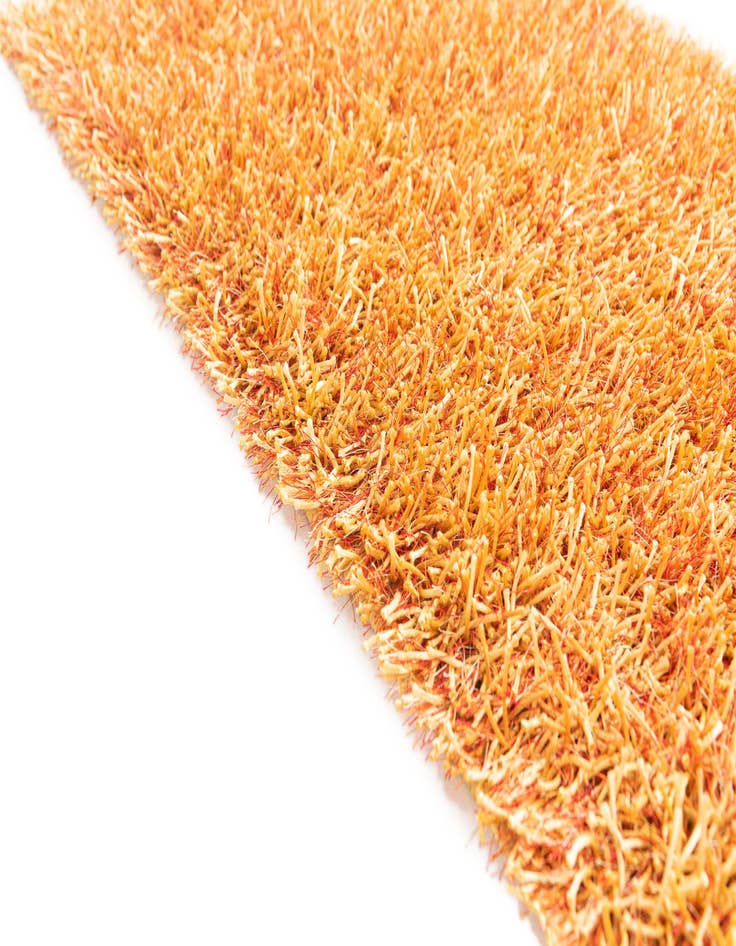 Detail image of  2' 5 x 4' 8  Hand Knotted Two-Tone Shag Oriental Rug