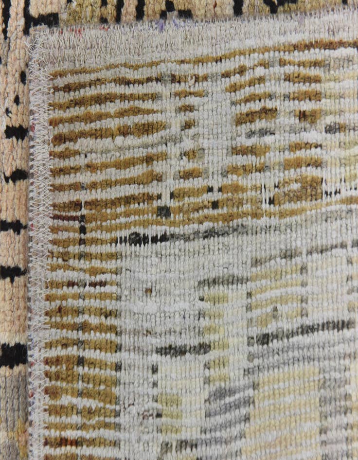 Detail image of  7' x 9' 5  Hand Knotted Ultra Vintage Persian Wool Rug