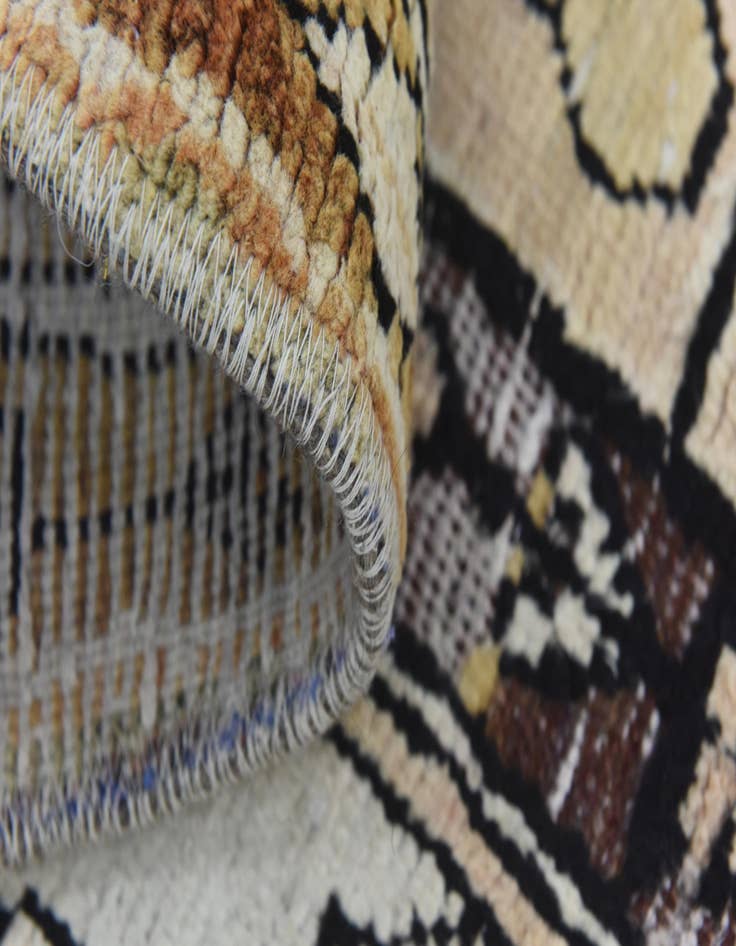 Detail image of  7' x 9' 5  Hand Knotted Ultra Vintage Persian Wool Rug