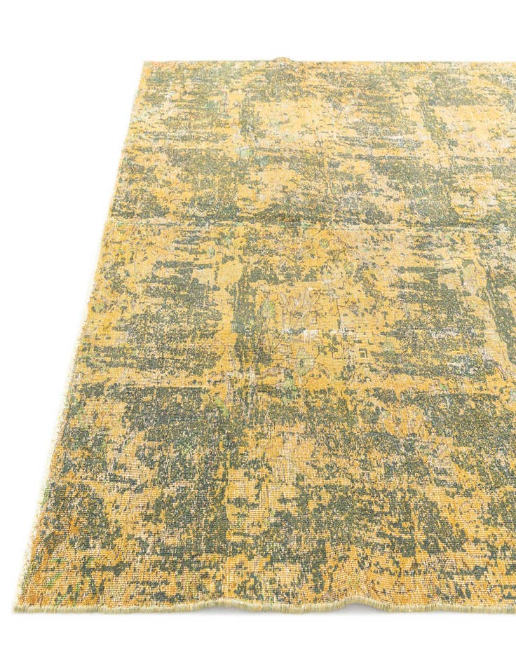 Detail image of  6' 6 x 10'  Hand Knotted Ultra Vintage Persian Wool Rug