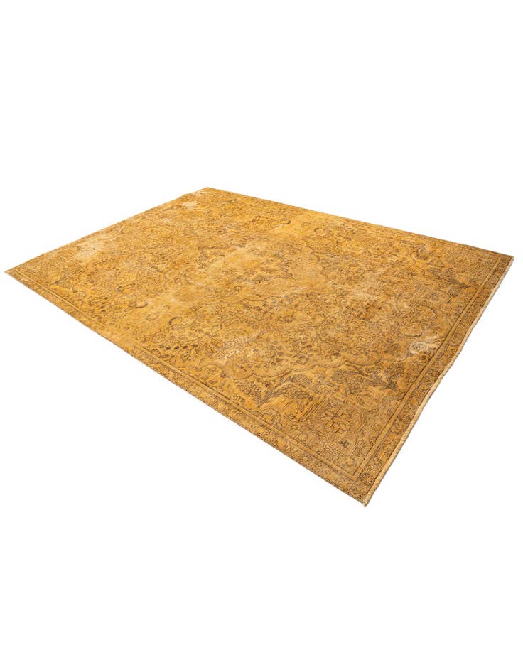 Detail image of  7' 8 x 10' 6  Hand Knotted Ultra Vintage Persian Wool Rug