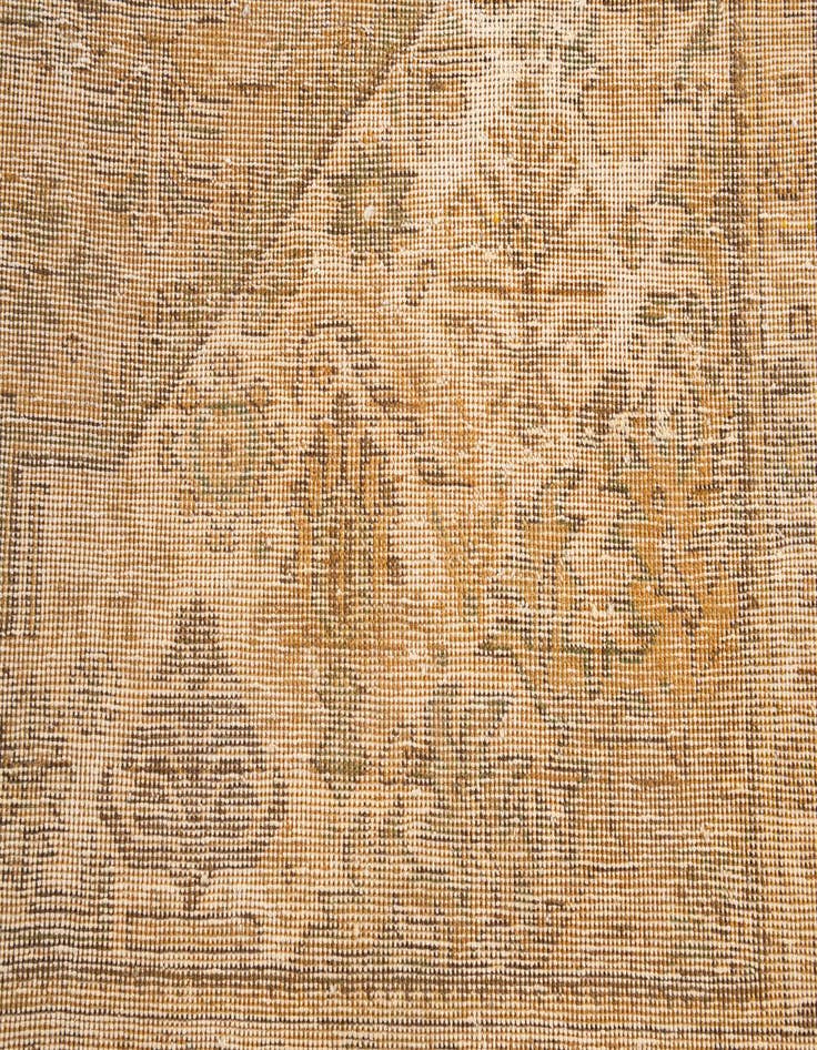 Detail image of  10' x 12' 2  Hand Knotted Ultra Vintage Persian Wool Rug