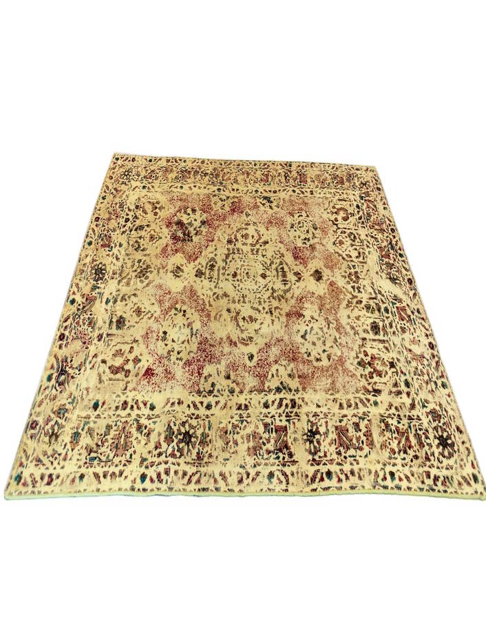 Detail image of  7' x 9' 7 Vintage Royal Wool Rug