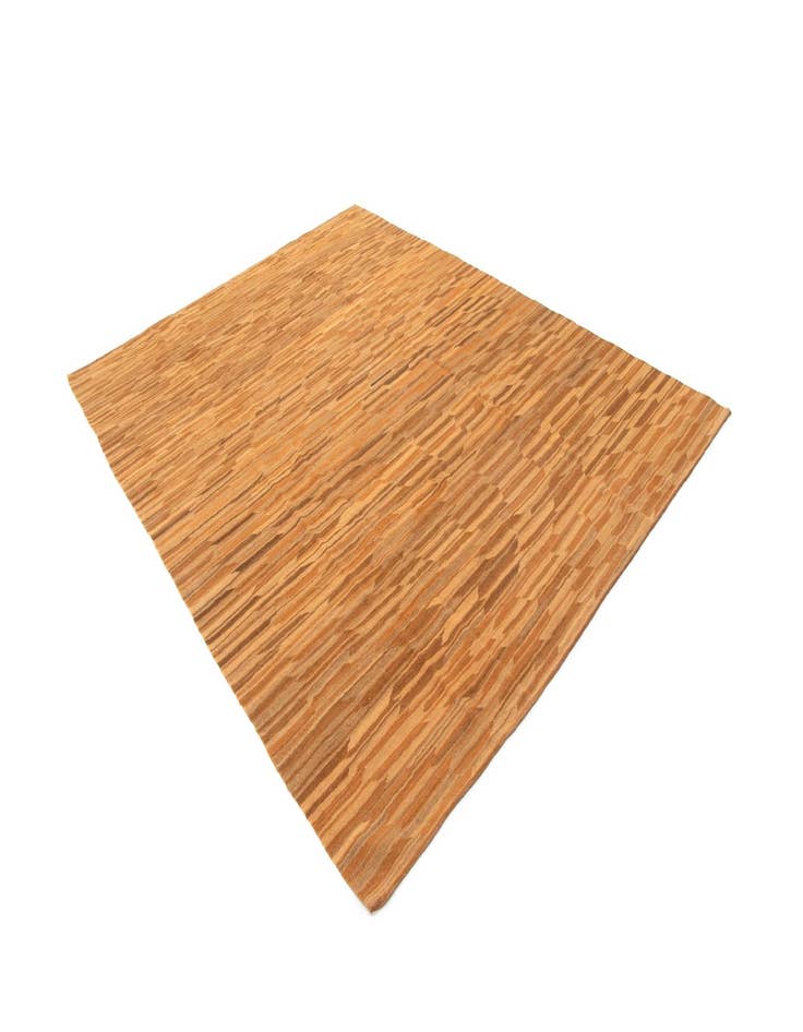 Detail image of  7' 8 x 10' Zagros Kilim Rug