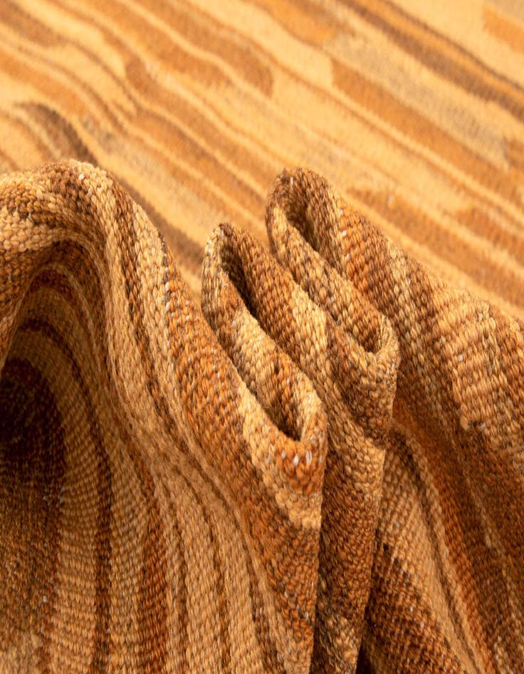 Detail image of  7' 8 x 10' Zagros Kilim Rug