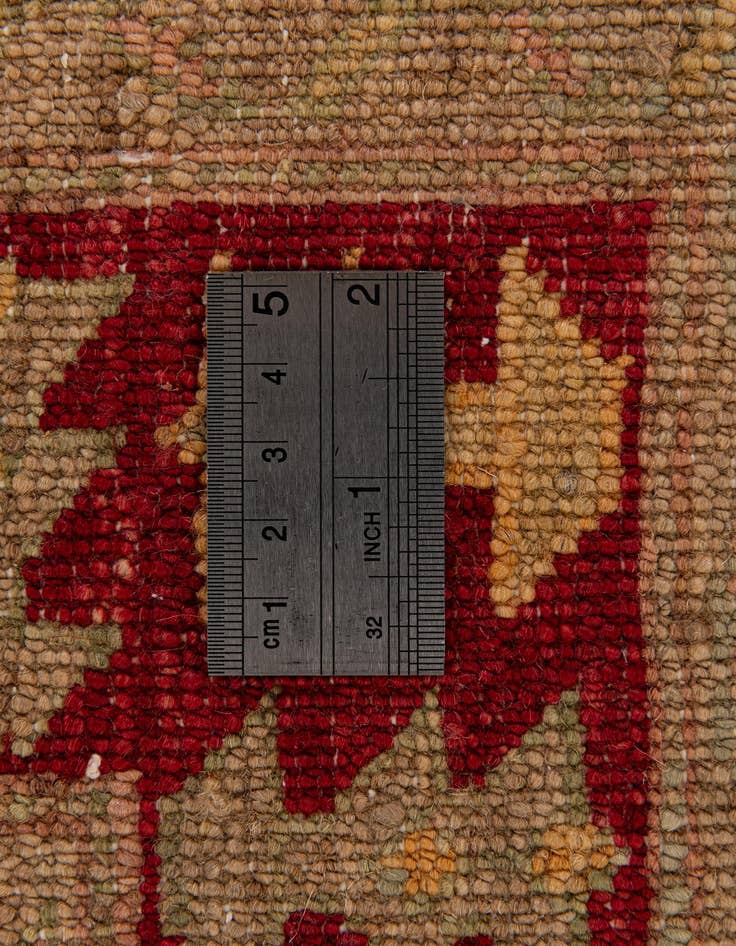 Detail image of  3' 5 x 4' 10  Hand Knotted Ziegler Wool Rug