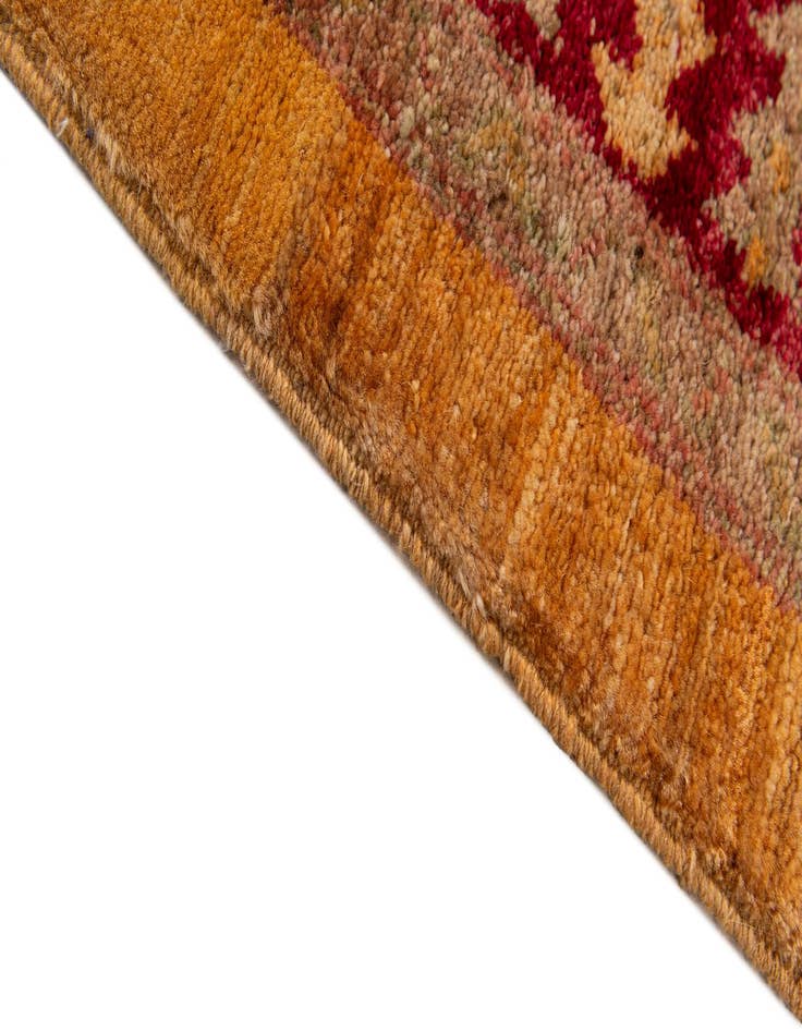 Detail image of  3' 5 x 4' 10  Hand Knotted Ziegler Wool Rug