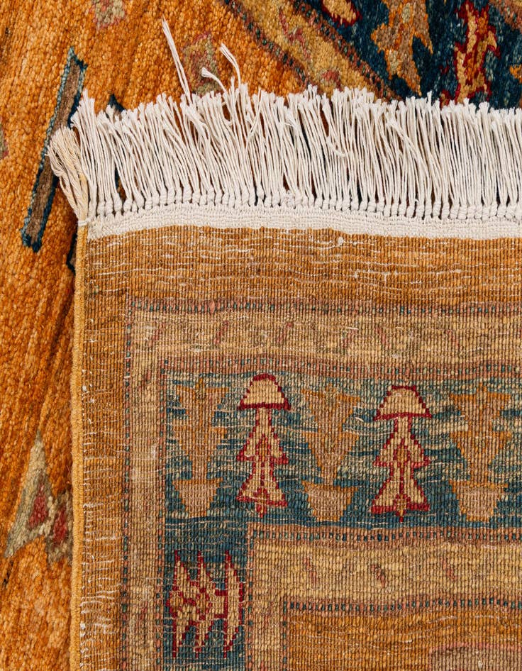 Detail image of  3' 2 x 5' 7  Hand Knotted Ziegler Wool Rug