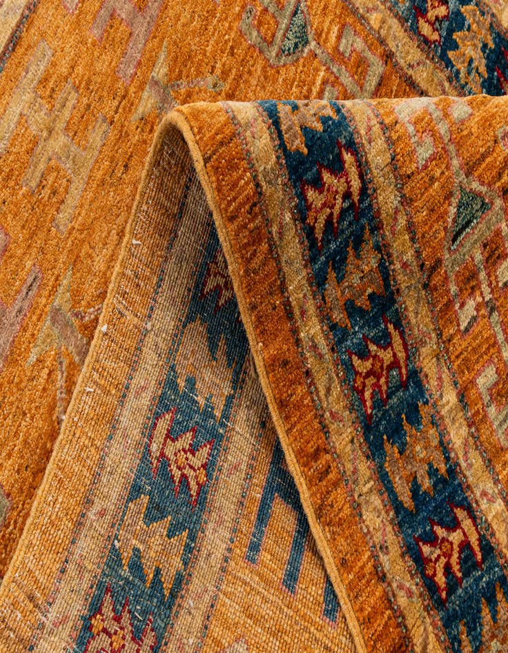 Detail image of  3' 2 x 5' 7  Hand Knotted Ziegler Wool Rug