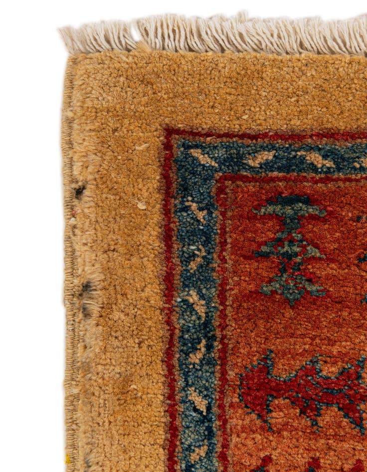 Detail image of  3' 5 x 5' 6  Hand Knotted Ziegler Wool Rug